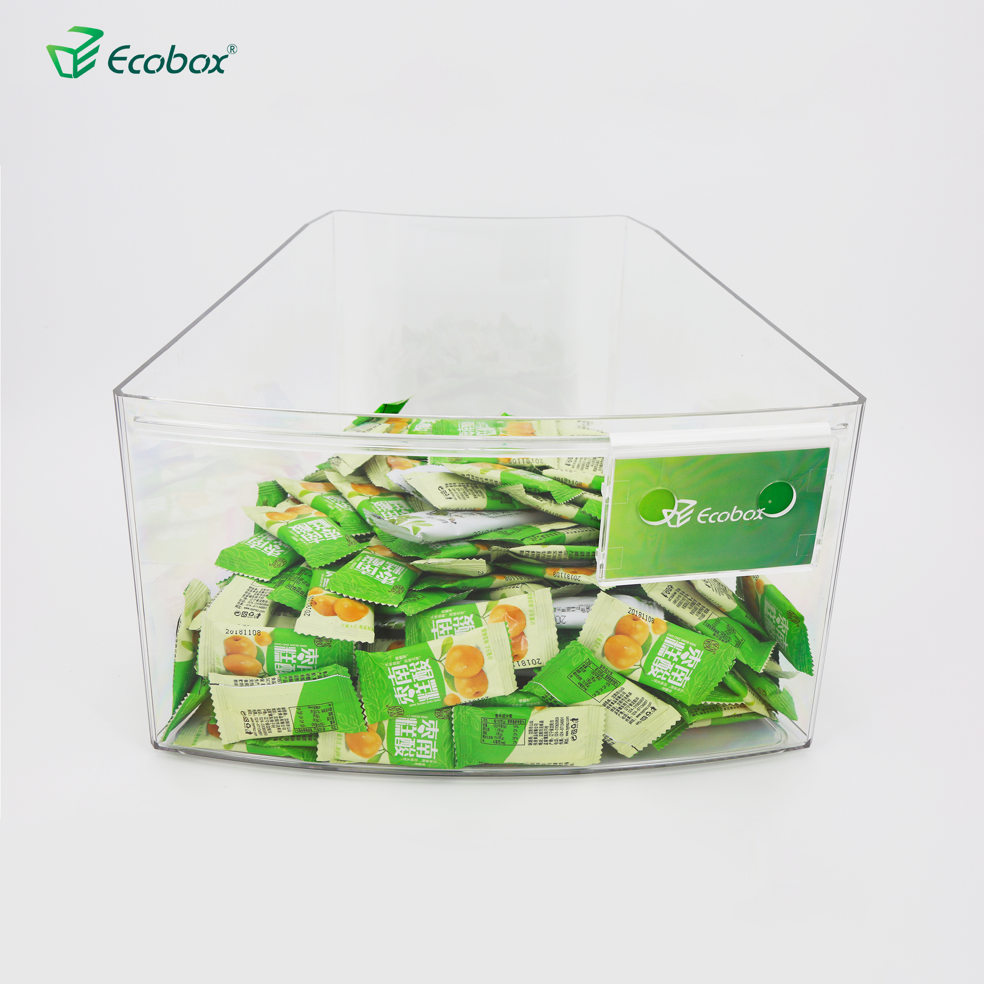Ecobox SPH-018 Supermarkt Schüttbehälter für runde Insel Regal