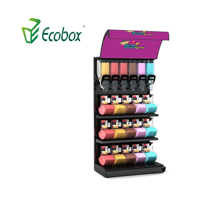 Ecobox TG-0610 Körner-Süßigkeitenregal mit Auffangbehälter und Schaufelbehälter 