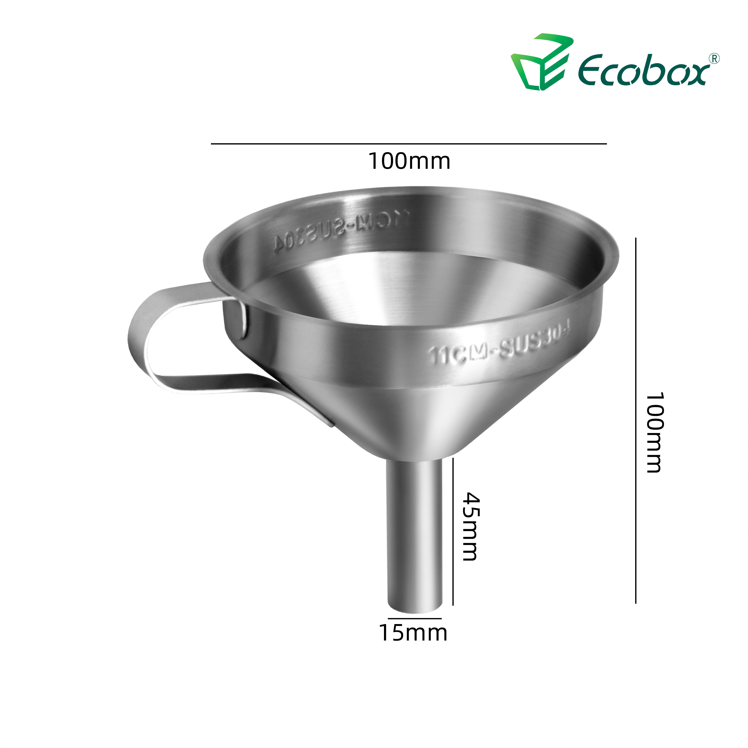 Ecobox-Edelstahl-Nahrungsmittel-Grade-Öl-Flüssigkeits-Drum-Dispenser-Container für Zerowaste-Shops