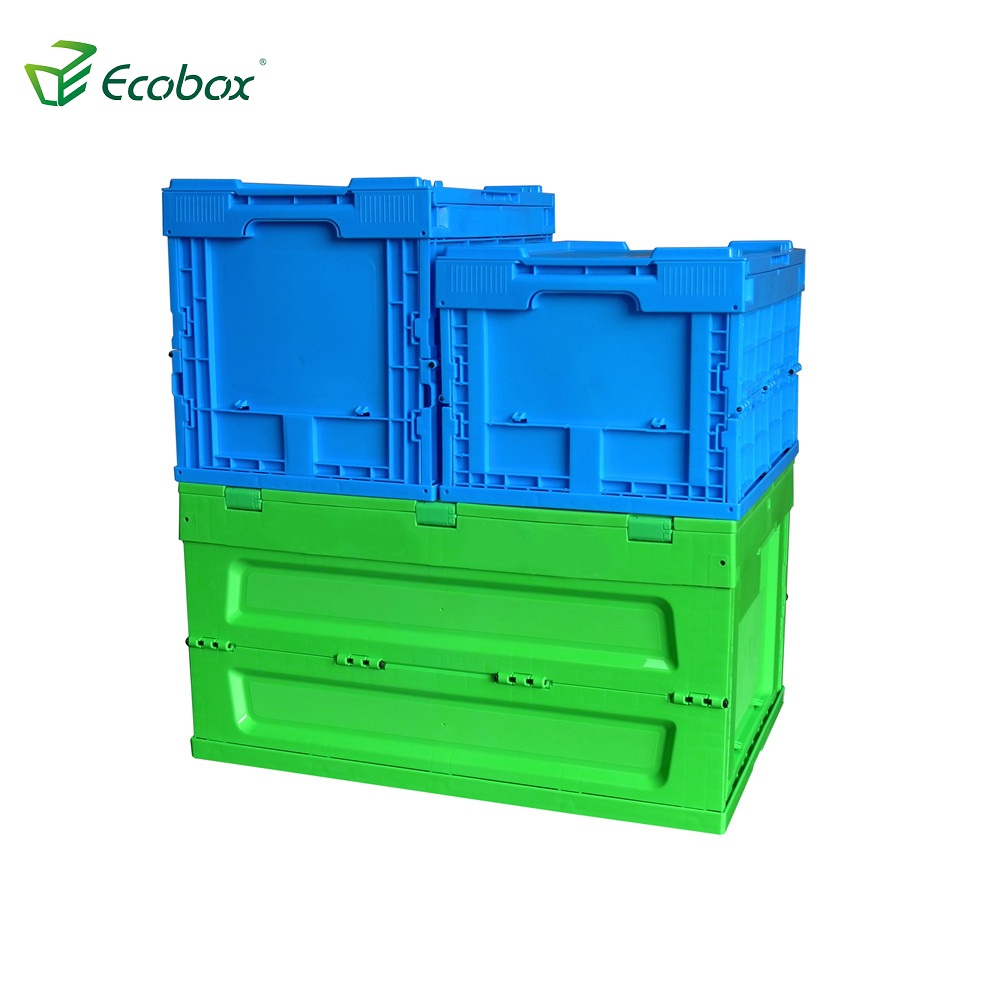 Ecobox 40 x 30 x 25,5 cm zusammenklappbarer faltbarer Kunststoffbehälter Aufbewahrungsbehälter Box Transportbox