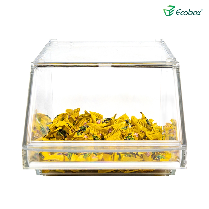 Ecobox SPH-058 Supermarkt-Stapelbehälter für lose Lebensmittel und Süßigkeiten