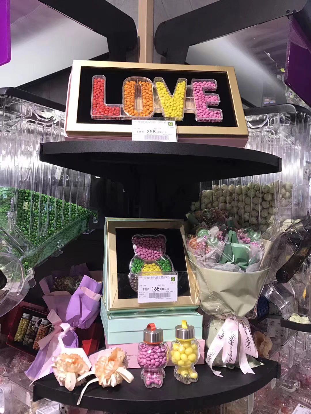 Ecobox FZ-70 Mini-Zuckerwürfel in Lebensmittelqualität, durchsichtige Großhandels-Süßigkeitsbehälter aus Kunststoff, Hochzeitsbevorzugungs-Geschenkbox, Acryl-Süßigkeitsbox mit Deckel