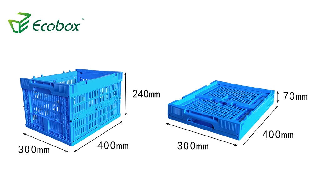 Ecobox wiederverwendbare faltbare Umzugsbox aus Kunststoff für den Transport