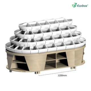 Ecobox G010 Supermarkt-Bulk-Food-Displays mit Ecobox-Supermarkt-Bins