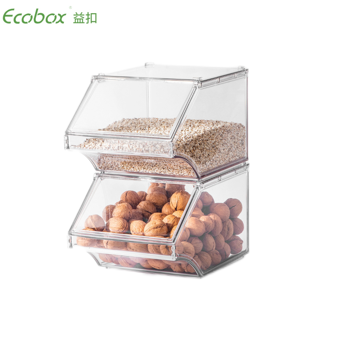 Ecobox SS-02 Stapelbarer Supermarkt-Großbehälter für große Lebensmittel und Süßigkeiten